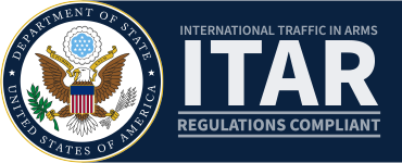 International Traffic in Arms Regulations compliant logo